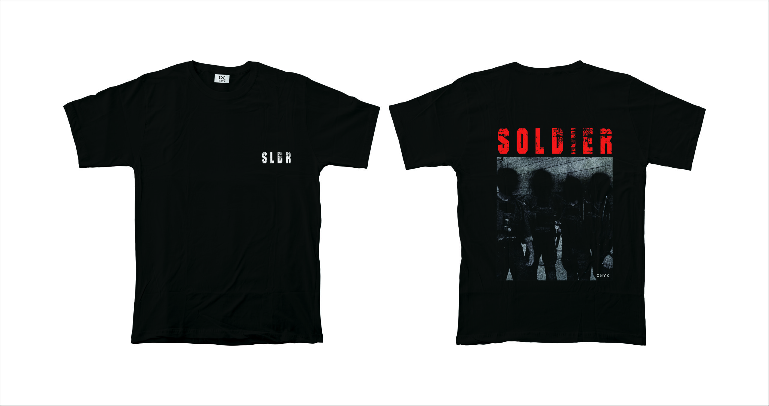 T-SHIRT SOLDIER BLACK